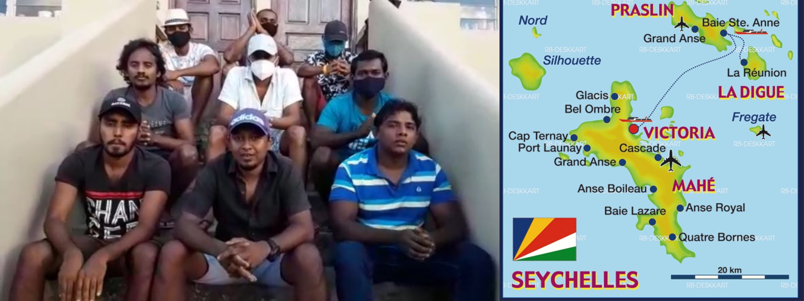 Dozens of Sri Lankans stranded in Seychelles