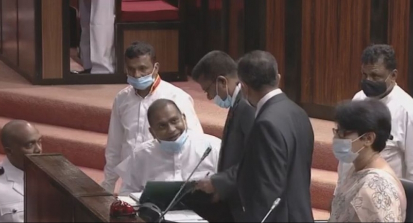 Premalal Jayasekera, who is on death-row, takes oaths as a Member of Parliament