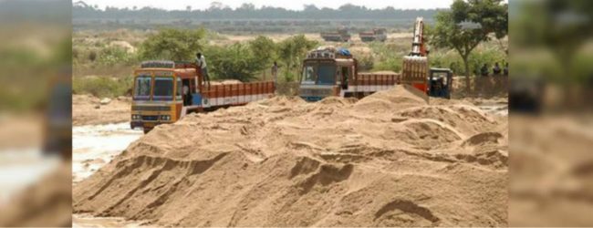 123 arrested for illegal sand mining