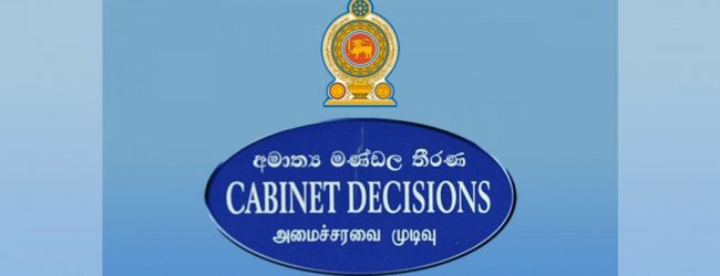 What did the Cabinet of Ministers decide on, this week?