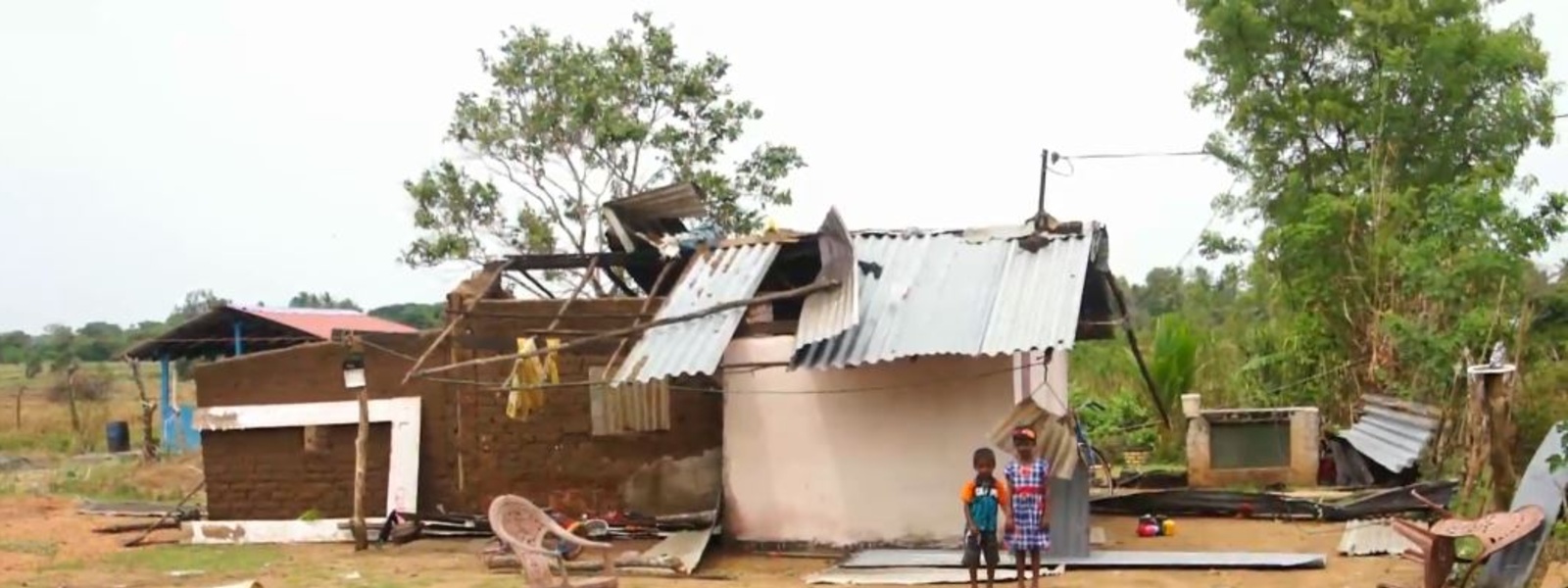Gale winds damaged 112 houses and 37 business establishments across many areas