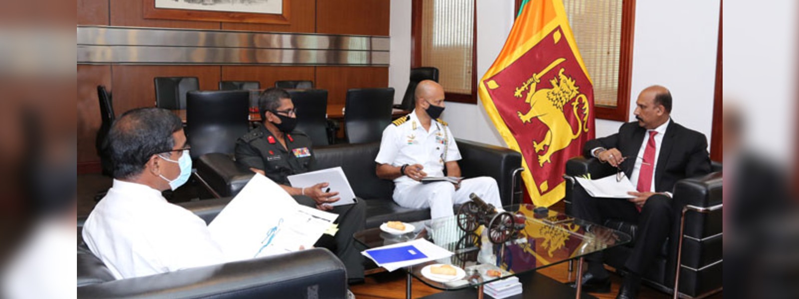 Indian Defence Advisor Meets Defence Secretary