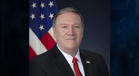 US Secretary of State Mike Pompeo in SL