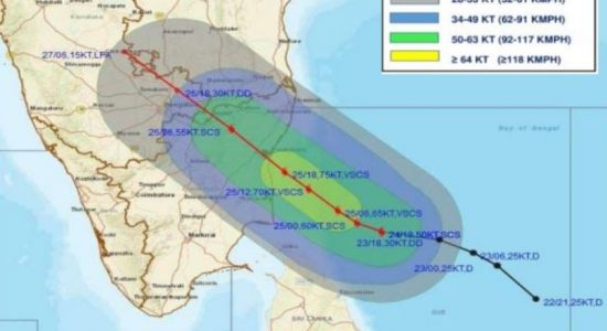 Severe Cyclonic Storm “NIVAR” to further intensify