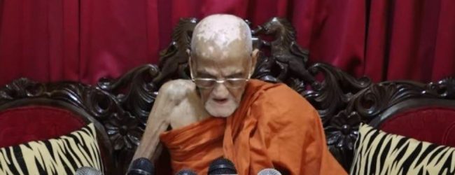 Mahanayake of the Sri Lanka Ramanna Sect passed away