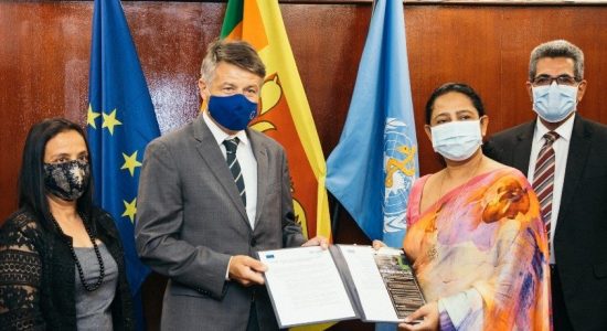 WHO and EU pledge EUR 2 Million for COVID-19 in SL