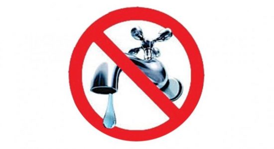 06-hour water cut for several areas in Colombo