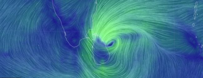 Cyclone BUREVI 110 km off Sri Lanka’s Eastern coast