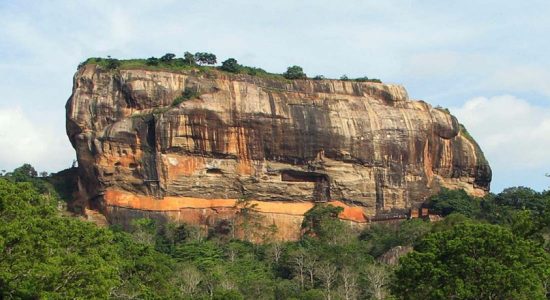 The Ukrainian tourists tour Sigiriya