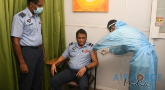 SLAF Health Workers receive COVID vaccine