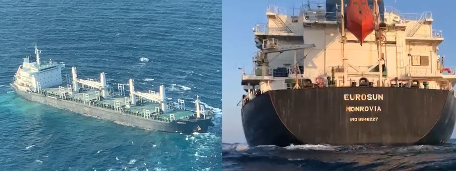 Bulk Carrier distressed near Little Basses Reef – 33,000 MT of Clinker aboard