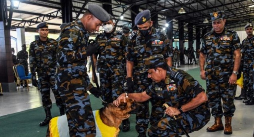 Passing Out Parade for newly inducted SLAF Air Dogs