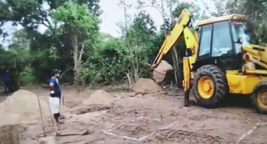 Wildlife Officers stop unauthorized construction in Yala Buffer Zone