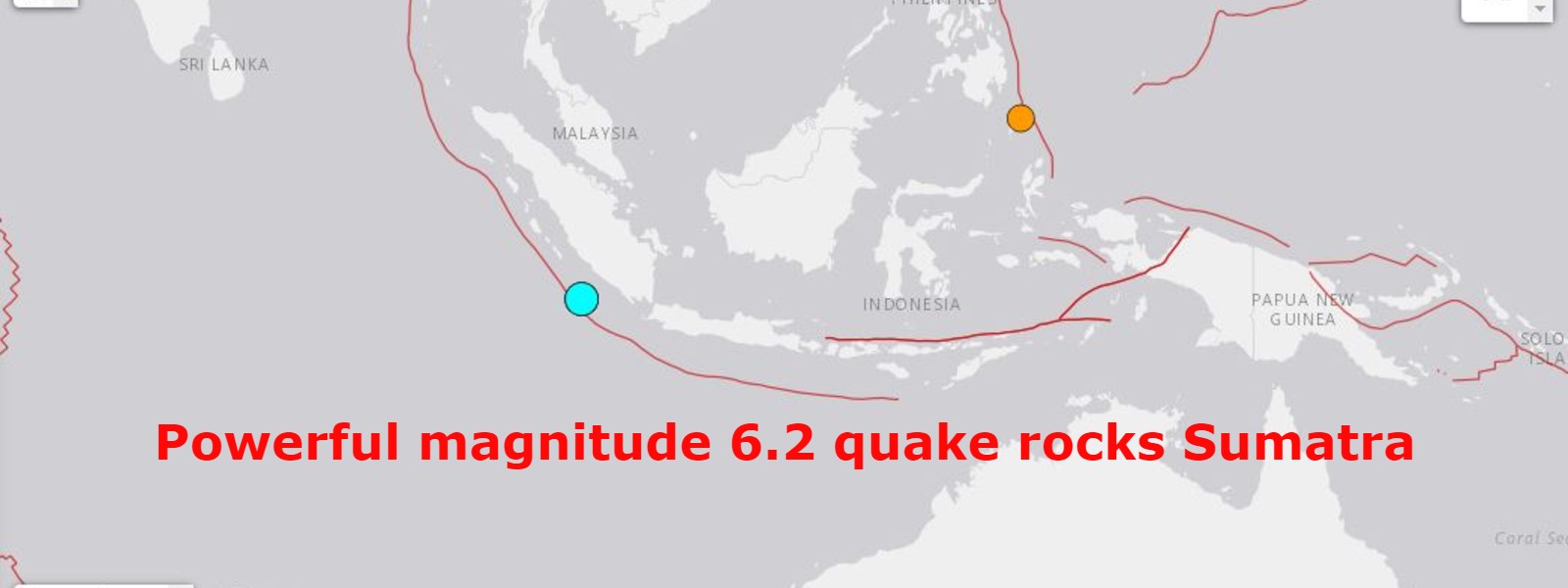 Powerful magnitude 6.2 quake rocks Sumatra