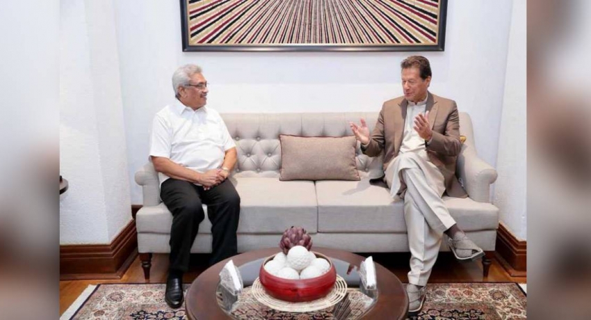 PM Imran Khan calls on President Gotabaya Rajapaksa