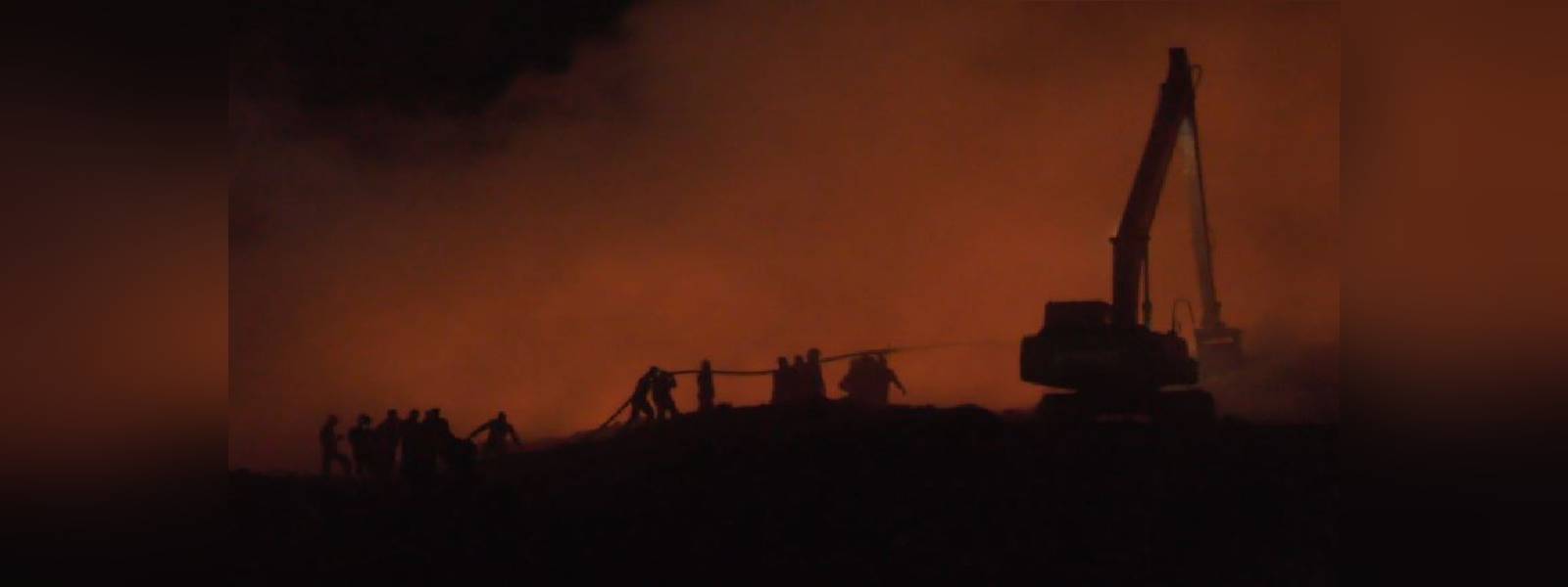 Kerawalapitiya Garbage Dump Fire Doused