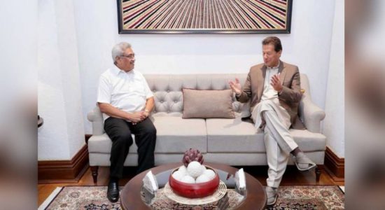 PM Imran Khan calls on President Rajapaksa