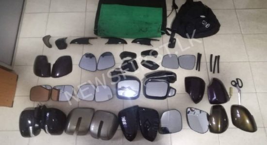 Side-mirror thief arrested in Dematagoda: Police 