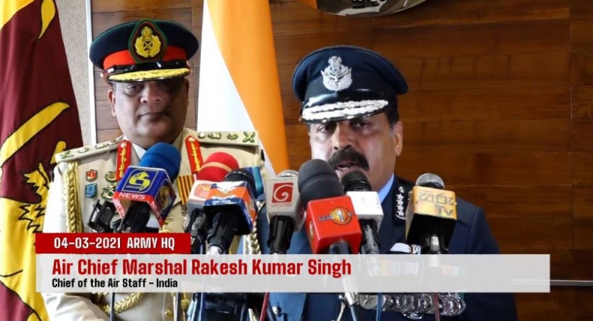 Ready to support SL’s security forces: Indian Air Force Chief