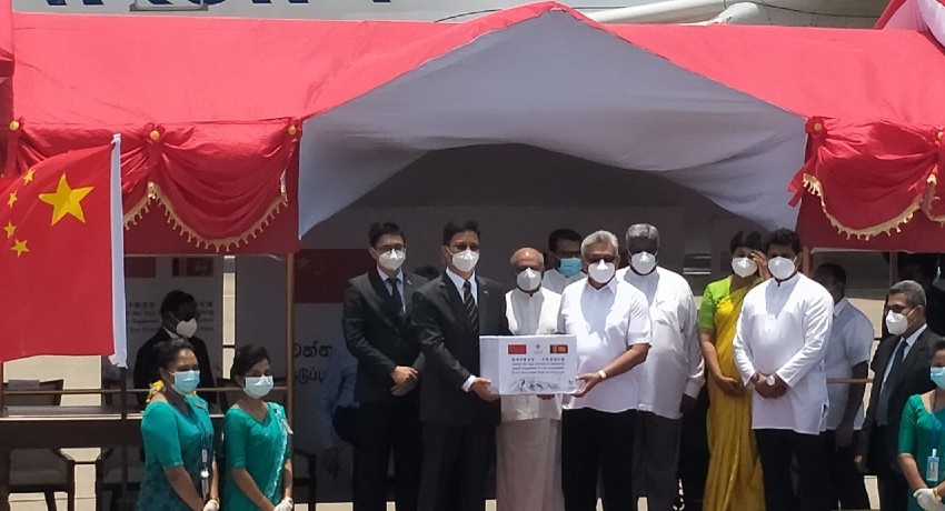 Chinese COVID vaccine arrives in SL; Officially handed over to President