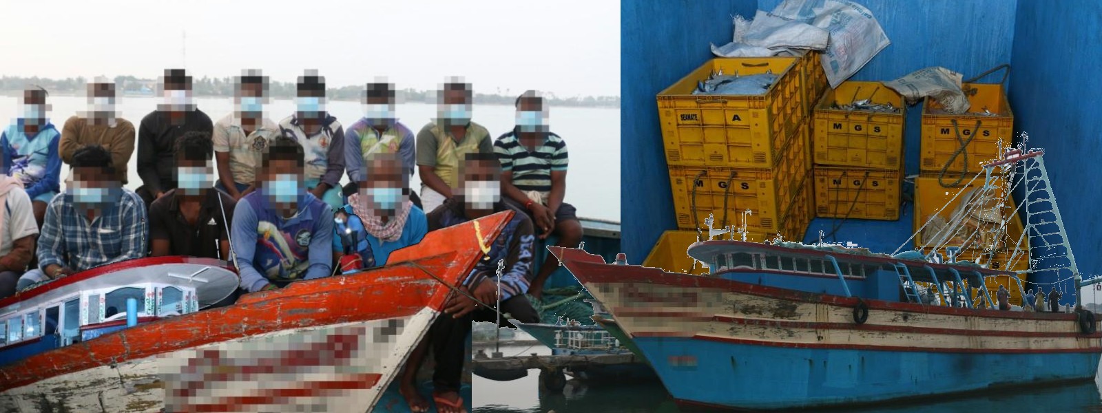 (PICTURES) Navy detains 54 Indians for poaching in Sri Lankan waters