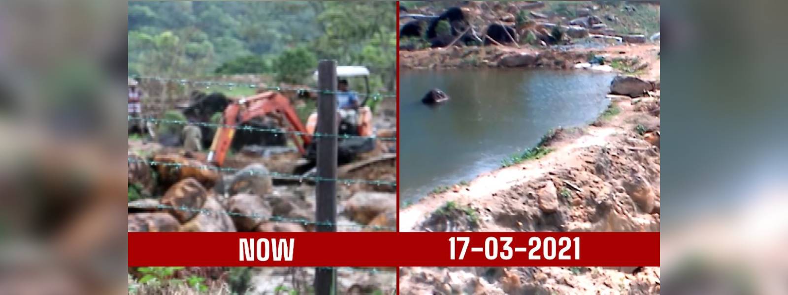 Controversial dam in Sinharaja demolished