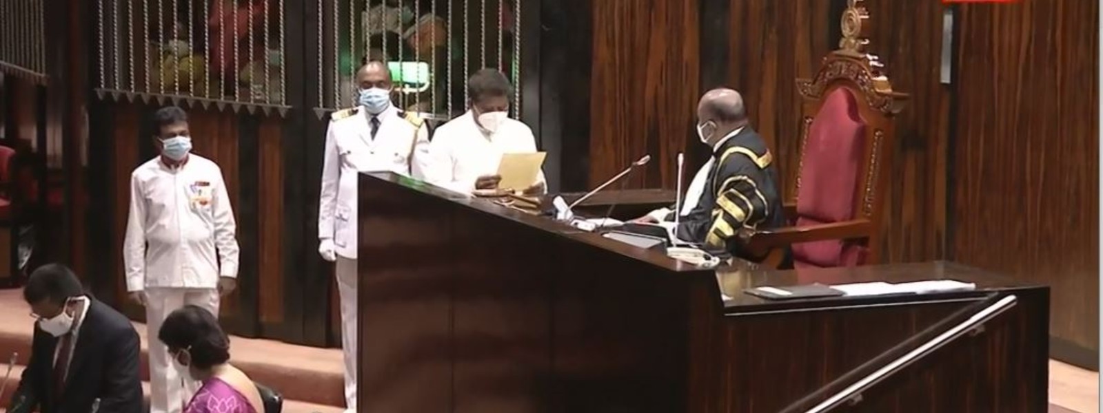 Ajith Mannapperuma sworn in as a MP
