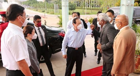(PICTURES) Chinese Defence Minister visits BMICH