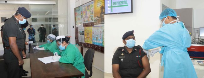 Frontline Army Personnel Receive 02nd Vaccine Dose