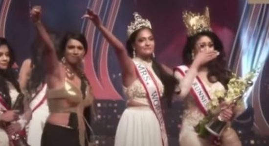 Mrs. Sri Lanka 2021 pageant ends in melee – winner stripped of crown