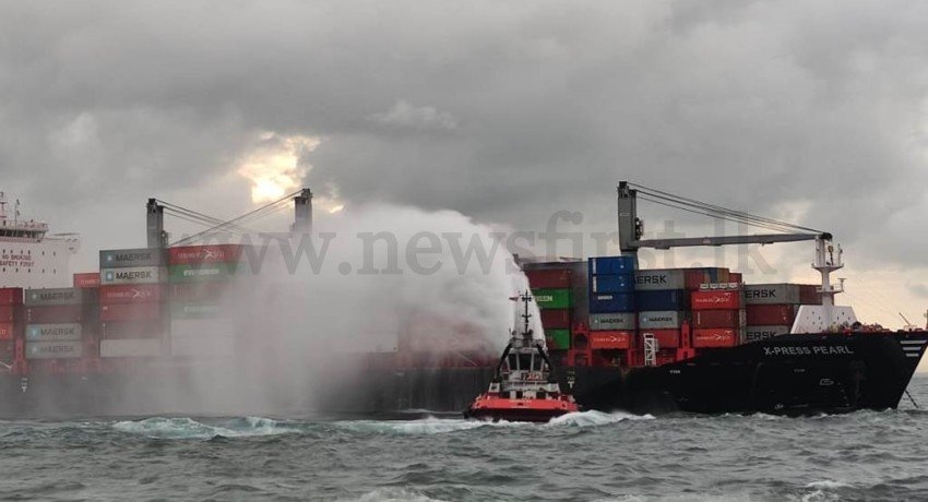 Explosion aboard MV X-PRESS PEARL; crew evacuated