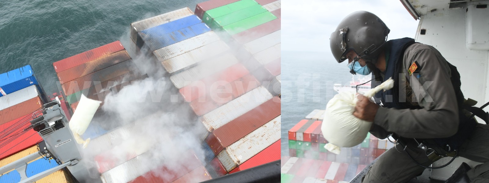 NBRO to test air quality after X-Press Pearl fire in seas off Colombo