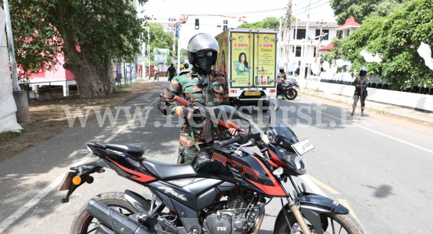 Female Special Riders Monitor Spread of COVID-19 in Jaffna