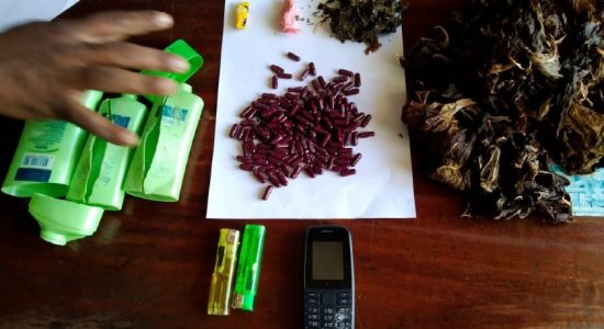 Illegal items thrown over prison walls, seized