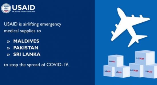 US Govt. airlifts emergency medical supplies to SL