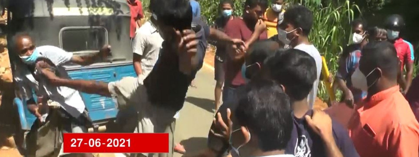 Locals take to streets against politician for assault