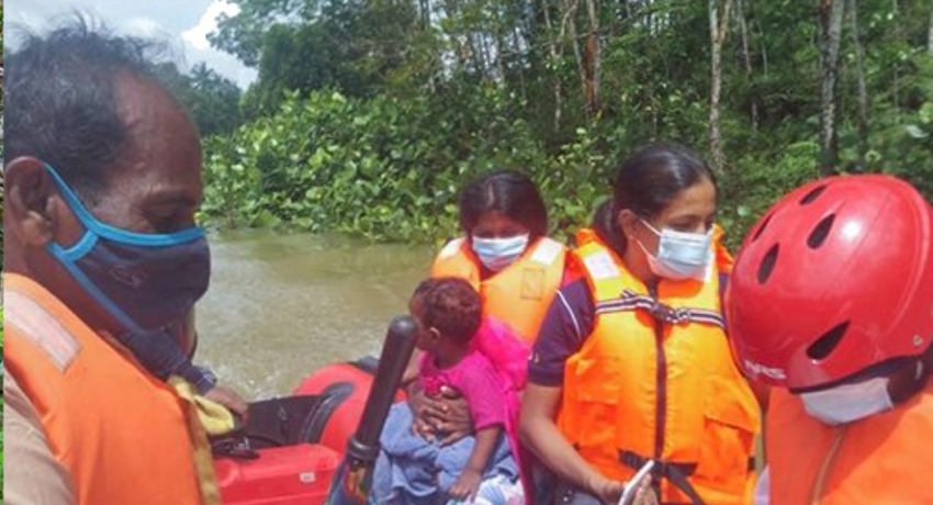 Navy rescues another 66 people affected by floods in Gampaha and Kalutara districts