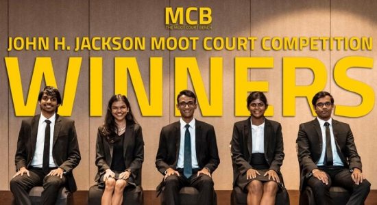 UOC claims first international mooting title for Sri Lanka