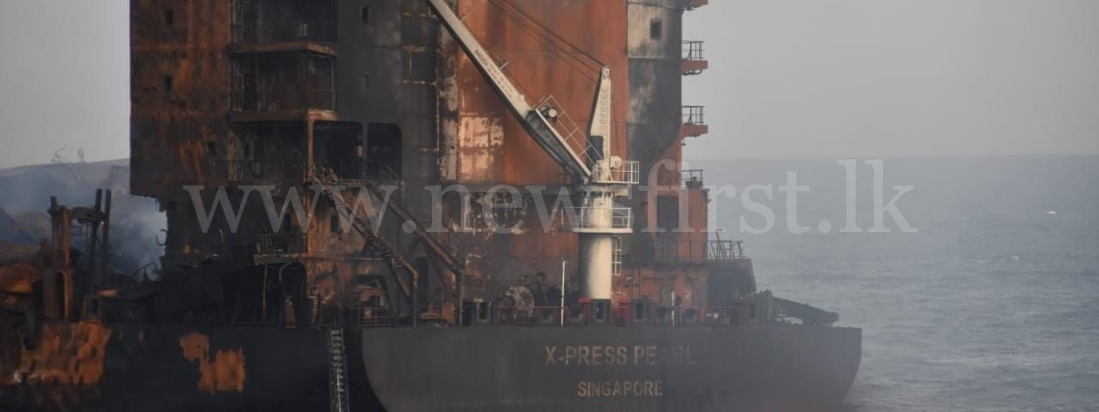 (LATEST PICTURES) Salvors onboard MV X-Press Pearl after dousing the fire