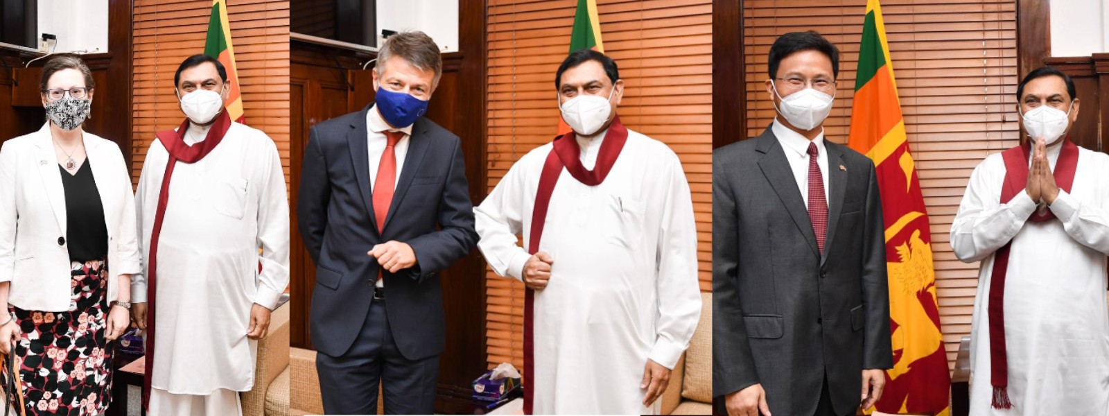 (PICTURES) Diplomats meet Finance Minister Basil Rajapaksa