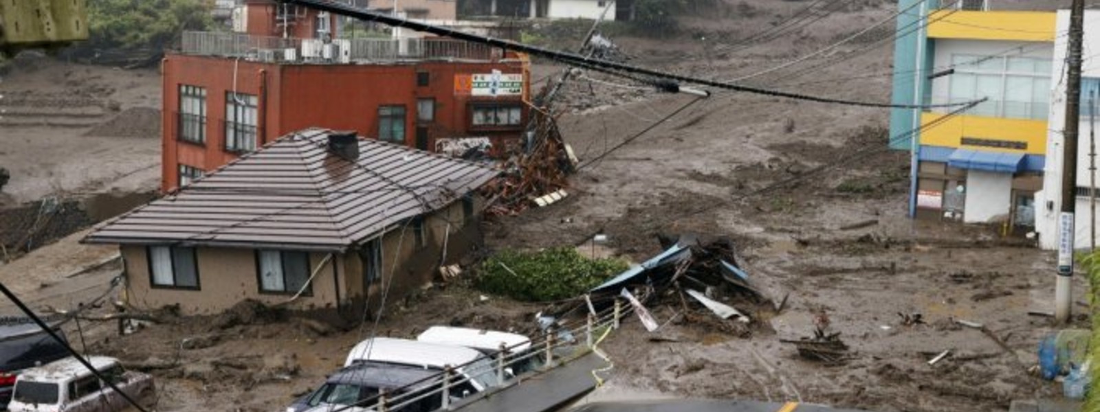 20 missing as mudslide west of Tokyo hits houses