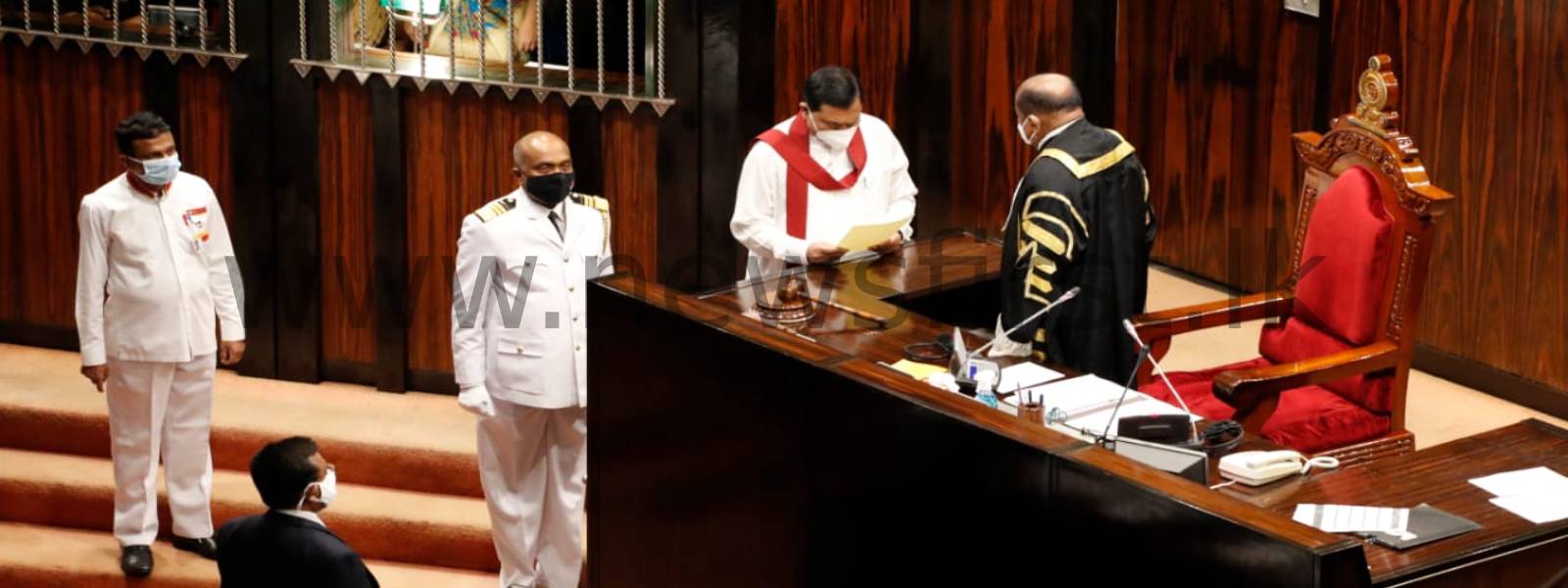 Minister Basil Rajapaksa sworn in as Member of Parliament