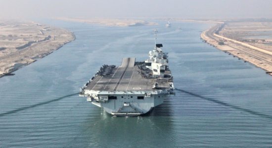 UK Carrier Strike Group reaches Indian Ocean