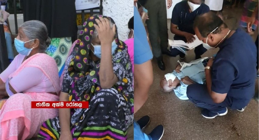 (VIDEO) Patient collapses in Badulla Hospital as nurses report sick