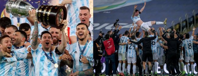 Messi claims first international trophy as Argentina wins Copa America final