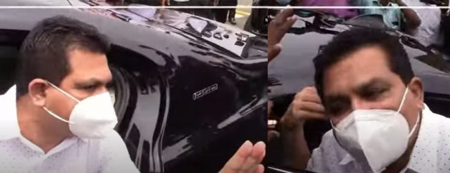 (VIDEO) Avant-Garde’s Nissanka Senadhipathi turned away by protestors