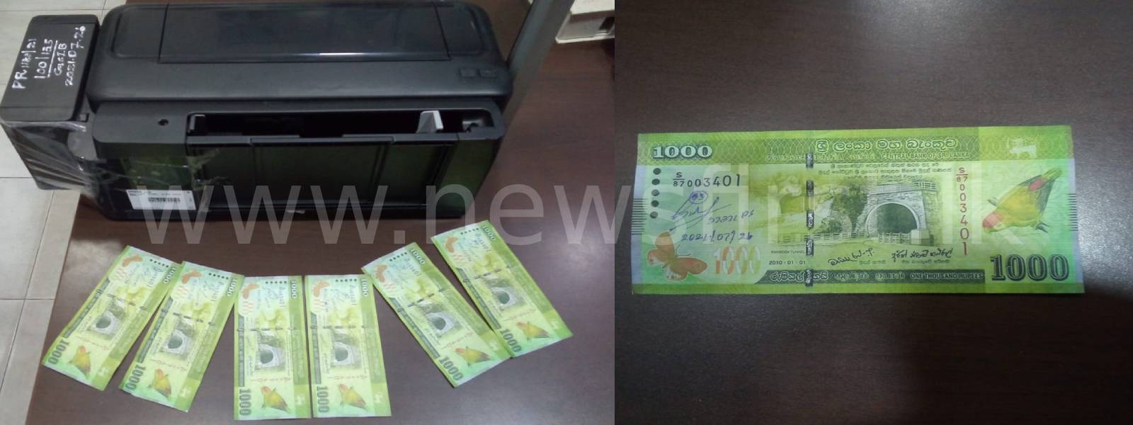 Suspect arrested for possession of fake notes