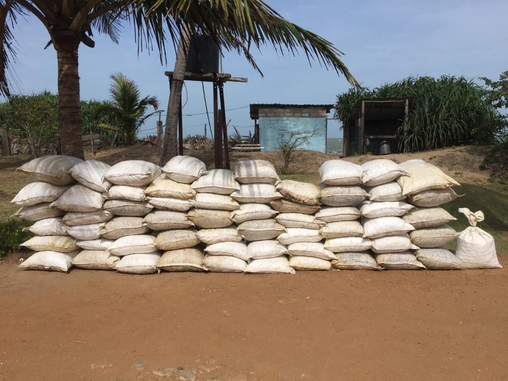 Navy seizes 2360kg of dried turmeric at Vankalai beach