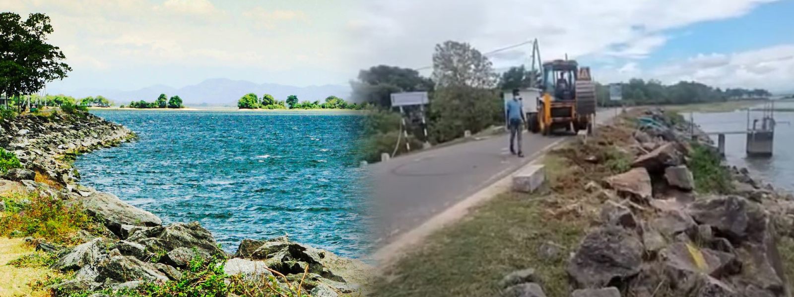 Parakrama Samudra Jogging Track Project, suspended