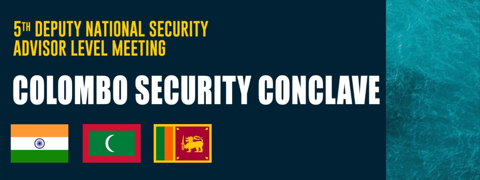 Colombo Security Conclave begins on Wednesday (04)